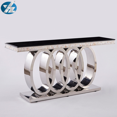 طاولات طعام فاخرة حديثة ثقيلة ذات قاعدة زجاجية سوداء طاولة طعام L200xW100xH75cm