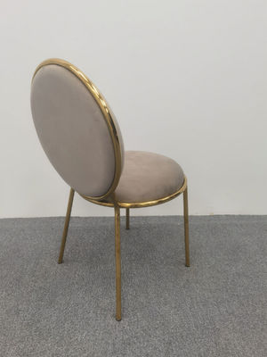 كرسي طعام مخملي بني مستدير كرسي خلفي طاولة طعام مستديرة رخيصة وكراسي