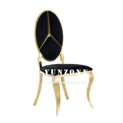 سعر جيد كرسي مأدبة بتصميم بنز فاخر للبيع الساخن من الفولاذ المقاوم للصدأ الذهبي لحفلات الزفاف والفنادق والمناسبات الانترنت