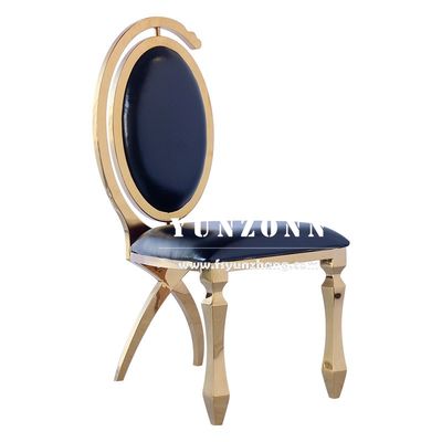 سعر جيد أثاث فندق دبي الفاخر رخيص بيع بالجملة الذهبية الفولاذ المقاوم للصدأ حفل زفاف كرسي الزفاف للحفل الانترنت