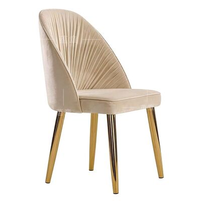 سعر جيد حدث تأجير وسادة مخملية أثاث قاعة العشاء مقاعد العشاء المستعملة الذهب الفولاذ المقاوم للصدأ الحديث الانترنت