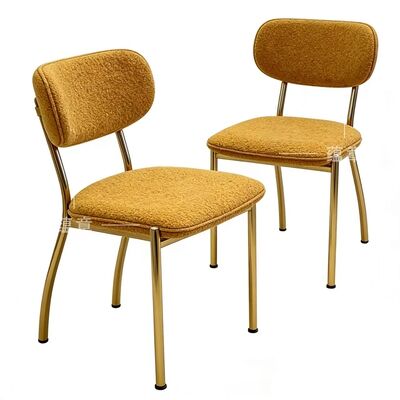 سعر جيد مقاعد العروس من الفولاذ المقاوم للصدأ مقعد الزفاف مقاعد طعام مخملية فاخرة حديثة للأحداث الانترنت