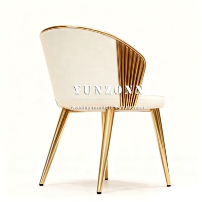 سعر جيد مصنع بيع بالجملة حفلات الزفاف الفاخرة المقاعد المعدنية المقاومة للصدأ المستدامة للأحداث الانترنت