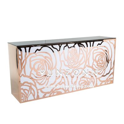 عدادات بار LED جديدة قابلة للتخصيص للمطاعم والبارات التجارية بتصميم وردة