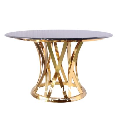 سعر جيد طاولة طعام مستديرة كلاسيكية حديثة ذات قاعدة ثقيلة الزجاج المشدد والرخام للاستخدام في الهواء الطلق في المطبخ غرفة المعيشة فندق العائلة الانترنت