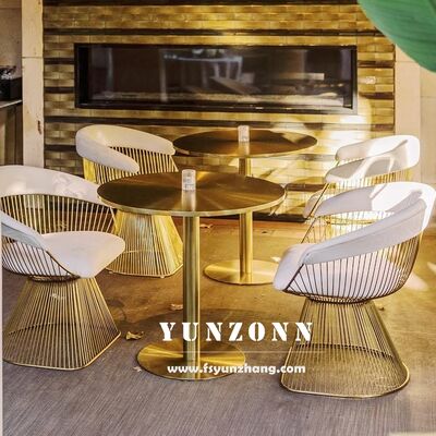 سعر جيد بيع بالجملة أرجل طاولة من الفولاذ المقاوم للصدأ معدنية ممشحة قاعدة طاولة طعام أثاث مقهى الانترنت