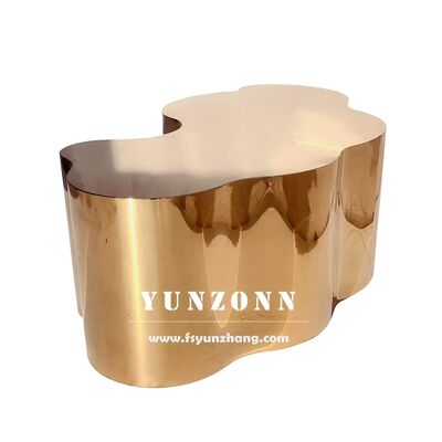 سعر جيد الفولاذ المقاوم للصدأ الذهبي القهوة شجرة الطاولة صندوق النمط أثاث غرفة المعيشة للفندق طعام غرفة نوم الانترنت