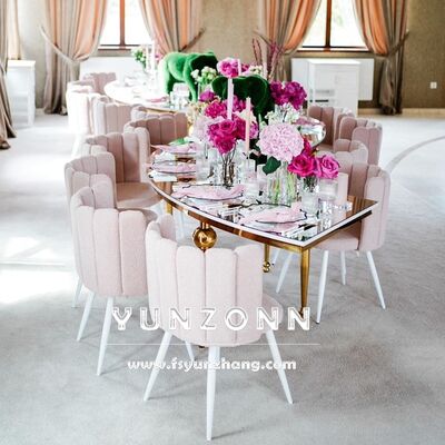 سعر جيد أثاث فاخر على الطراز دبي لمناسبات الزفاف وقاعات الولائم وكراسي ملكية على شكل أصابع وكراسي طعام قابلة للتخصيص الانترنت