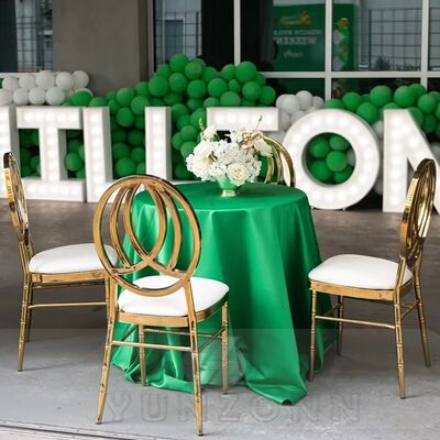 سعر جيد كرسي المدار الفاخر الذهبي المزدوج للفعاليات حفلات الزفاف الفنادق المطاعم الحانات في الهواء الطلق الانترنت