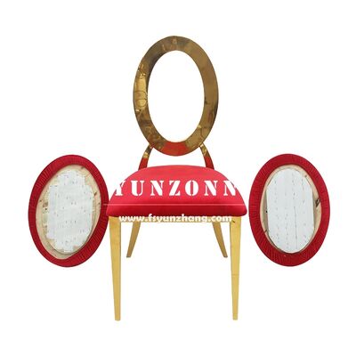 سعر جيد كرسي طعام فاخر طويل الأمد مع وسادة قابلة للإزالة للشقة غرفة المعيشة قاعة العشاء والزفاف الانترنت