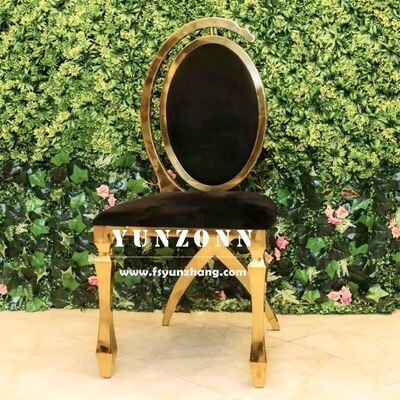 سعر جيد تصميم حديث كرسي طعام معدني مادة فولاذية أثاث المنزل لغرفة الطعام والفنادق للزفاف والقاعات الانترنت