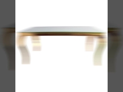 طاولة طعام بتصميم كلاسيكي بسيط مع رخام