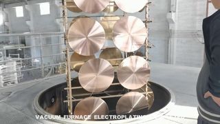 عملية الطلاء بالذهب الفراغي لمنتجات الأثاث الذهبي